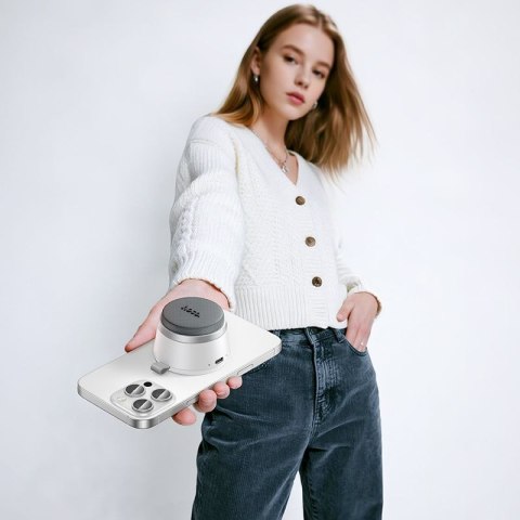 Głośnik bluetooth 3W 3h Hoco z wbudowanym magnesem HC43 biały