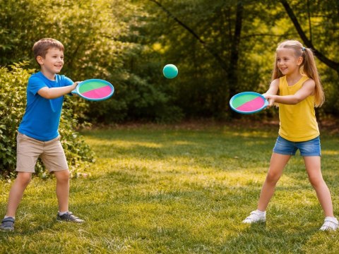 Gra paletki tarcze na rzepy CatchBall 2 x piłka SP0747