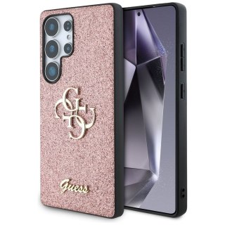 GUESS futerał do SAMSUNG S25 Ultra GUHCS25LHG4SGP (Fixed Glitter Big 4G) różowy