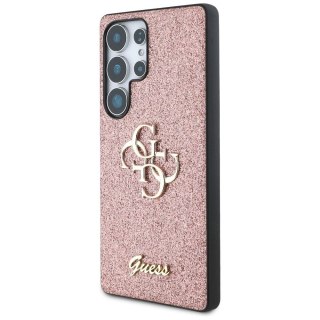 GUESS futerał do SAMSUNG S25 Ultra GUHCS25LHG4SGP (Fixed Glitter Big 4G) różowy