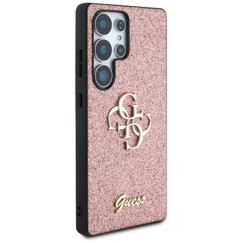 GUESS futerał do SAMSUNG S25 Ultra GUHCS25LHG4SGP (Fixed Glitter Big 4G) różowy