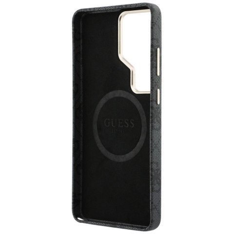 GUESS futerał do SAMSUNG S26 Ultra GUHMS26L5P4FWMSK (4G Script MagSafe) czarny
