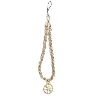 GUESS zawieszka GUSTSAS4P (Chain Metal 4G Charm) różowa
