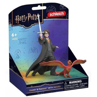 Harry i Fawkes z mieczem