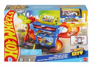Hot Wheels City Myjnia Odjazdowe zakręty Zestaw