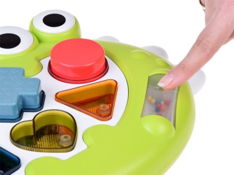 Interaktywny SORTER DINOZAUR - 3 tryby zabawy Dźwięk + światło ZA5029