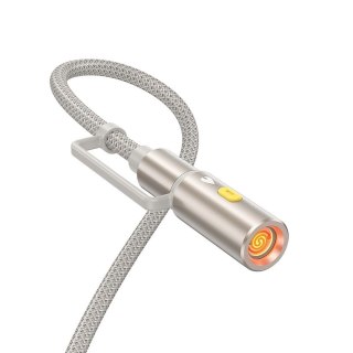 Kabel All-in-one USB A / USB C do USB C / Zapalniczka samochodowa Hoco 3A 60W 1,2 m U138 szary