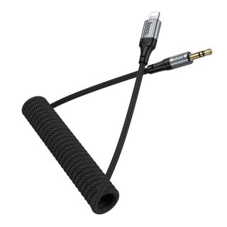 Kabel AUX Jack 3,5 mm do Lightning Hoco 1,5 m UPA33A czarny