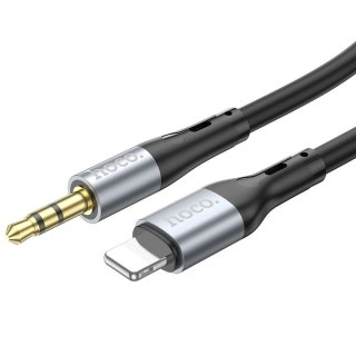 Kabel AUX Jack 3,5 mm do Lightning Hoco 1 m UPA22 czarny