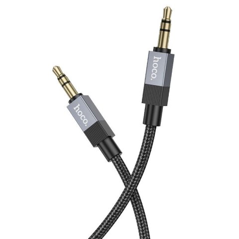 Kabel AUX Jack 3,5 mm (męski) do Jack 3,5 mm (męski) Hoco 1 m UPA32 czarny