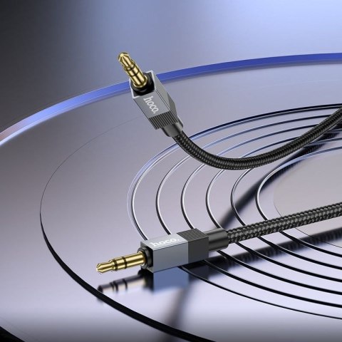 Kabel AUX Jack 3,5 mm (męski) do Jack 3,5 mm (męski) Hoco 1 m UPA32 czarny