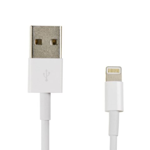 Kabel USB A do Lightning 1A 1 m HD4 box biały