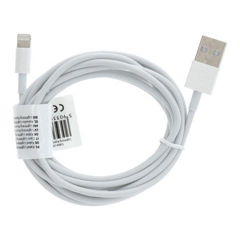 Kabel USB A do Lightning C602 2 m biały