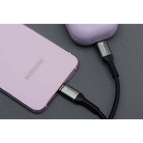 Kabel USB A do Lightning Forcell F-Energy 2,4A 12W Cafule 3 m C257 czarny