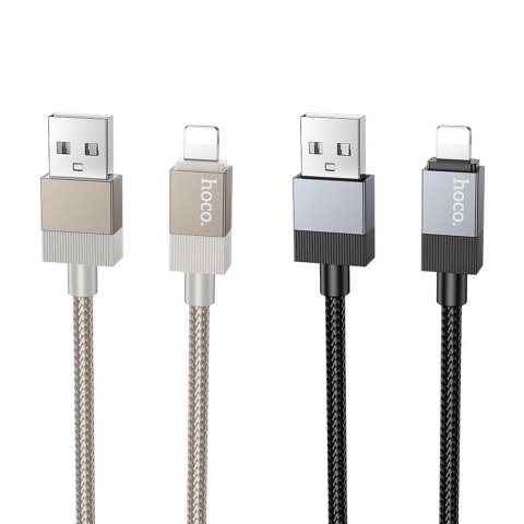 Kabel USB A do Lightning Hoco 2,4A 1 m X110 czarny