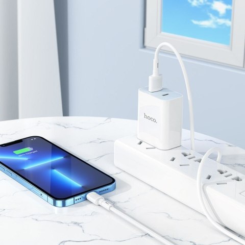 Kabel USB A do Lightning Hoco 2,4A 1 m X83 biały