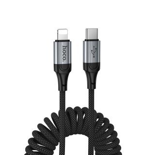 Kabel USB A do Lightning Hoco PD 2,4A 1,5 m X121 czarny