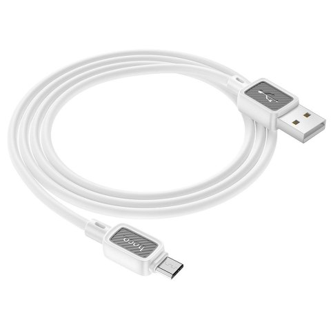 Kabel USB A do Micro USB Hoco 2,4A 1 m X108 biały