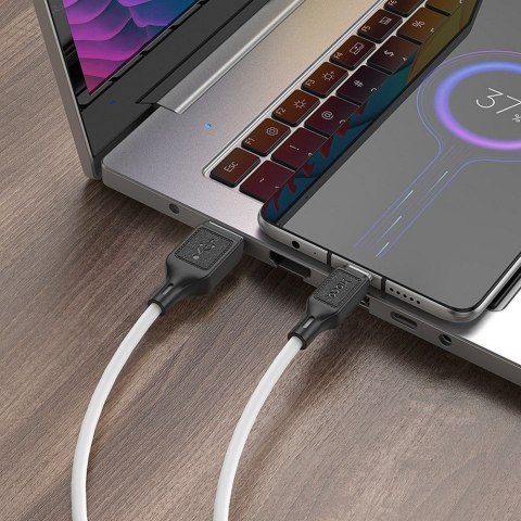 Kabel USB A do Micro USB Hoco 2,4A 1 m X90 biały