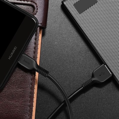 Kabel USB A do USB C Hoco 2,4A 3 m X20 czarny
