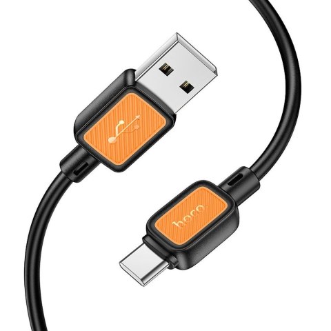 Kabel USB A do USB C Hoco 3A 1 m X108 czarny