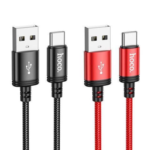 Kabel USB A do USB C Hoco 3A 1 m X89 czarny