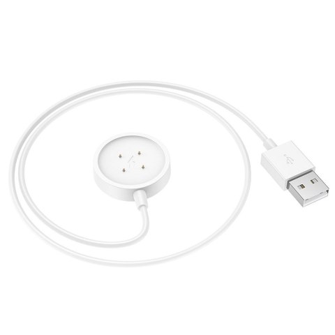 Kabel do ładowania smartwatcha Hoco 0,6 m Y24 biały