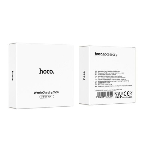 Kabel do ładowania smartwatcha Hoco 0,6 m Y24 biały
