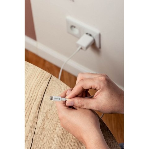 Kabel USB C do Lightning Forcell F-Energy MFi PD 3A 30W 1 m C901 biały