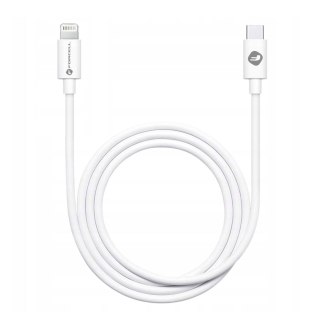 Kabel USB C do Lightning Forcell F-Energy PD 27W Tuba 1 m C291 biały