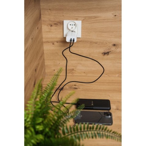 Kabel USB C do USB C Forcell F-Energy QC4.0 PD 3A 60W 1,5 m C338 czarny