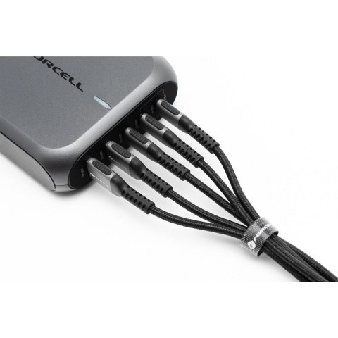 Kabel USB C do USB C Forcell F-Energy QC4.0 PD 5A 100W Cafule 1,2 m C260 czarny