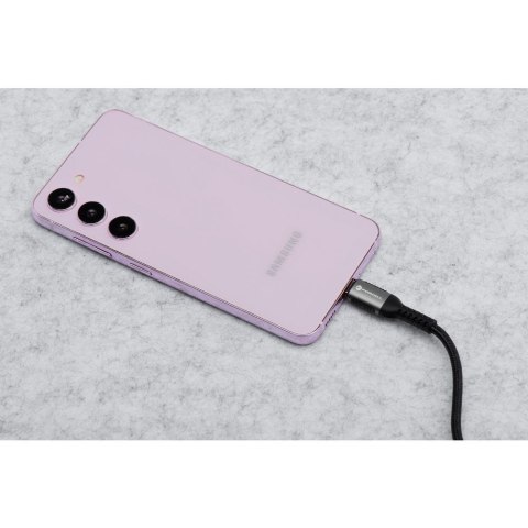 Kabel USB C do USB C Forcell F-Energy QC4.0 PD 5A 100W Cafule 3 m C260 czarny