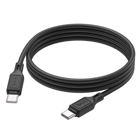 Kabel USB C do USB C Hoco 3A 60W 1 m X90 czarny