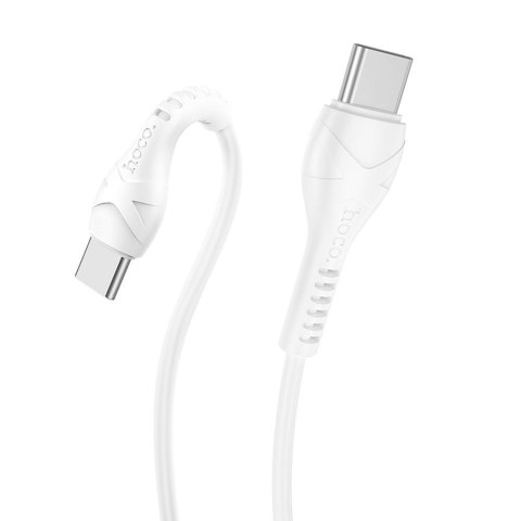 Kabel USB C do USB C Hoco PD 60W 1 m X37 biały