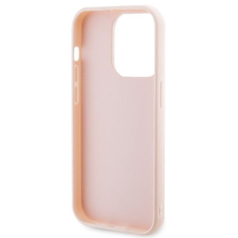 KARL LAGERFELD futerał do IPHONE 15 Pro KLHCP15L3DMBKCP (3D Logo Glitter) różowy