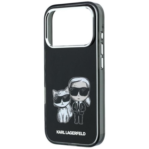 KARL LAGERFELD futerał do IPHONE 18 Pro /17 Pro kompatybilny z MagSafe (Bodies Sketch) czarny