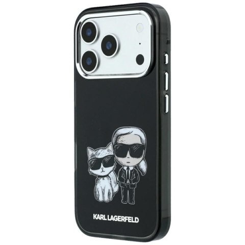 KARL LAGERFELD futerał do IPHONE 18 Pro /17 Pro kompatybilny z MagSafe (Bodies Sketch) czarny
