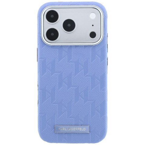 KARL LAGERFELD futerał do IPHONE 18 Pro Max/17 Pro max kompatybilny z MagSafe (Mono Resin Logo) jasnoniebieski
