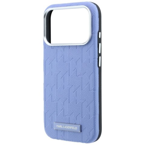 KARL LAGERFELD futerał do IPHONE 18 Pro/17 Pro kompatybilny z MagSafe (Mono Resin Logo) jasnoniebieski
