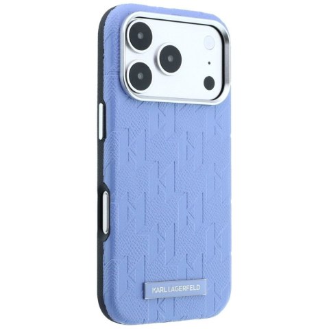 KARL LAGERFELD futerał do IPHONE 18 Pro/17 Pro kompatybilny z MagSafe (Mono Resin Logo) jasnoniebieski