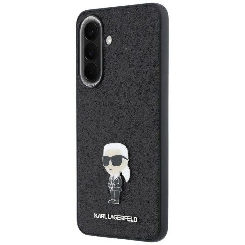 KARL LAGERFELD futerał do SAMSUNG A57 KLHCSA57GKNPSK (Fixed Glitter Ikonik Logo Metal Pin) czarny