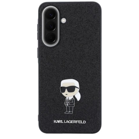 KARL LAGERFELD futerał do SAMSUNG A57 KLHCSA57GKNPSK (Fixed Glitter Ikonik Logo Metal Pin) czarny