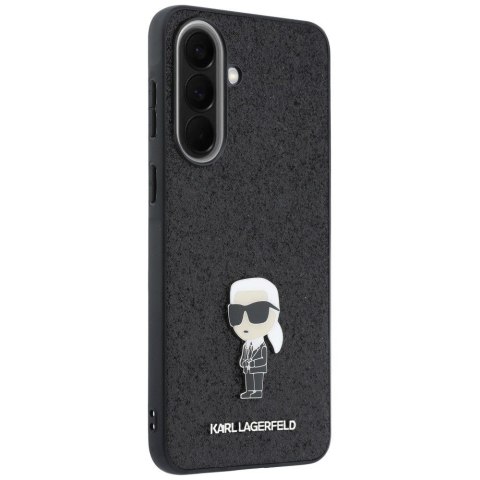 KARL LAGERFELD futerał do SAMSUNG A57 KLHCSA57GKNPSK (Fixed Glitter Ikonik Logo Metal Pin) czarny