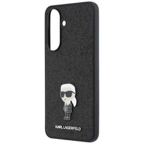 KARL LAGERFELD futerał do SAMSUNG A57 KLHCSA57GKNPSK (Fixed Glitter Ikonik Logo Metal Pin) czarny