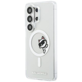KARL LAGERFELD futerał do SAMSUNG S26 Ultra KLHMS26L6HCPSCT (Magnetic IML Peekaboo Choupette) transparentny