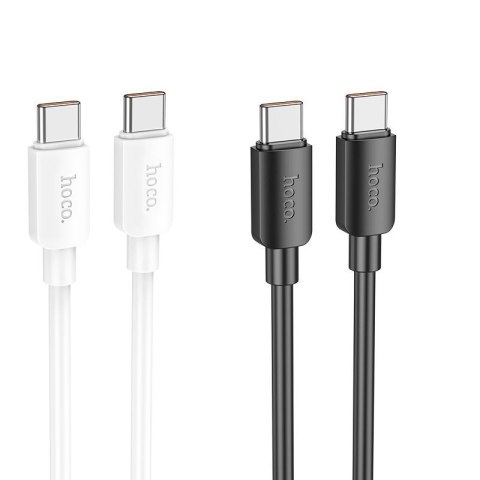 Kabel USB C do USB C Hoco PD 6A 100W 1 m X96 biały