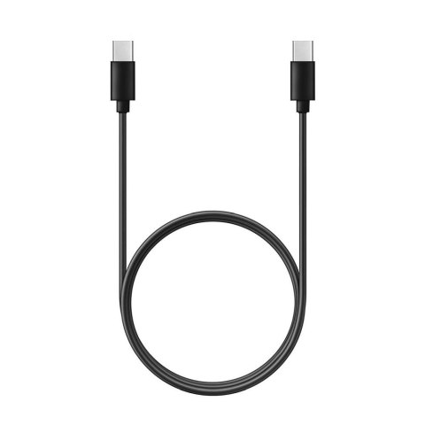 Kabel USB C do USB C PD QC 3A 60W 1 m C296 (długa końcówka 8mm) czarny