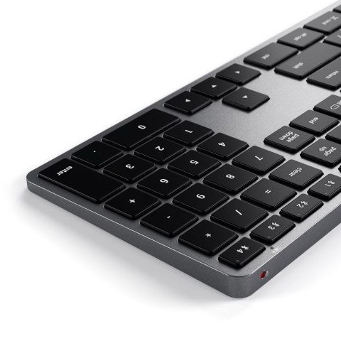 Klawiatura bezprzewodowa QWERTY Satechi Slim X3 ST-BTSX3M szara