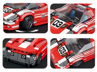 Klocki techniczne Sportowe auto Living Legend 917 CZERWONE 355-ele ZA4754